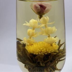 Jazmín Lirio Crisantemo Magia Flor Floreciente Té (<span class=keywords><strong>Hua</strong></span> <span class=keywords><strong>Hao</strong></span> Yue Yuan) - Product Image 4