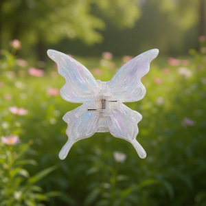 Pince à cheveux papillon Zi 10 cm en acrylique, tendance, pour femme, décontractée - Product Image 2