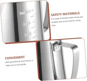 Outils de barista en acier inoxydable écologiques personnalisables, pichet à lait pour latte, tasse à café, pichet à mousse de lait - Product Image 3
