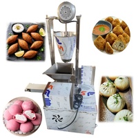 Machine automatique de formage et d'enrobage de kubba, machine à mochi, machine à coxinha, machine à momo du Népal, machine à plier les pains vapeur