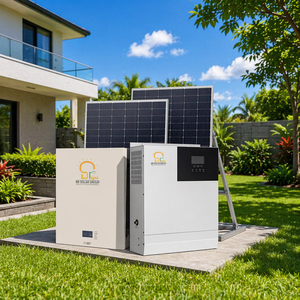 SOLAR Hybrid Grid Solar Energy Power System Kit 5-10kW With <b>Battery</b> & <b>48V</b> for Home Appliances Off-Grid Use BR-5 KWh Complete Pre - Product Image 1