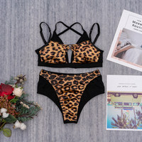 Soutien-gorge Sexy en Polyester léopard pour femmes, vêtements de Fitness, pôle taille haute, grande taille, vêtements de danse exotiques, nouvelle collection