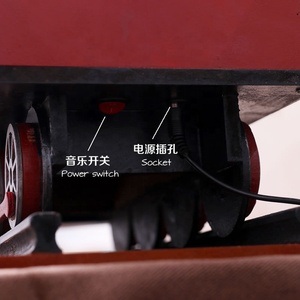 Mini train de Noël, jouet cadeau avec musique, lumière et <span class=keywords><strong>neige</strong></span> qui tombe, pour enfants, décorations artisanales de Noël - Product Image 6