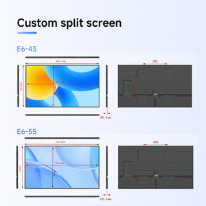Pantalla de Señalización Digital SINGFOR de 55 Pulgadas Ultrafina de 28.5 mm con Bisel Estrecho de 11.5 mm, Pantalla Publicitaria con WiFi y Android para Escaparates - Product Image 3