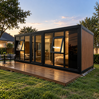 Maison conteneur modulaire préfabriquée personnalisable, pliable, extensible et respirante, au design moderne, pour cuisine, chambre, supermarché, école (1 an)