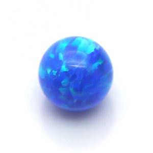 Venta caliente de ópalo de alta calidad Color OP05/17 cabujón redondo sintético cuentas de piedra de ópalo para joyería personalizada - Product Image 2