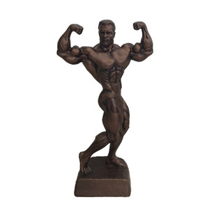 Hars Sculptuur Bodybuilding Trofee Beeldje Fabrikant Voor Federatie