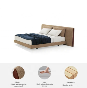 <span class=keywords><strong>Lit</strong></span> italien de luxe avec chambre principale de style artistique moderne et minimaliste pour chambres d'hôtel - Product Image 3