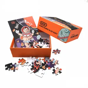 Grosir Kota Peta Dunia Bingkai 500 Piece Jigsaw Puzzle Anak-anak Mainan Pendidikan Hewan Jigsaw Puzzle Kustom 1000 Buah