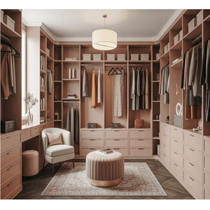 Système de dressing ouvert du sol au plafond, combinaison de placard de rangement pour chambre à coucher, dressing intégré - Product Image 4