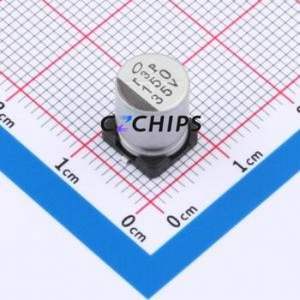 Condensador Electrolítico de Aluminio SMD UWT1V151MNL1GS, D8xL10mm 150uF 20% 35V 155mA-120Hz - Product Image 1