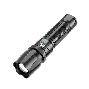 ไฟฉาย LED รุ่น LY-909 แบบชาร์จไฟได้ กันน้ำ ซูมได้ ใช้กลางแจ้ง สว่างพิเศษ พร้อมหน้าจอแสดงผล - Product Image 1