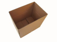 LOW MOQ Recycelbare braune Well pappkartons Hochfeste kunden spezifische Papier verpackung Versand kartons