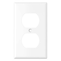 Interrupteur et prise murale standard US 1 ou 2 gangs, interrupteur marche/arrêt, ignifuge, en plastique PC durable, plaque de couverture murale moderne et unie