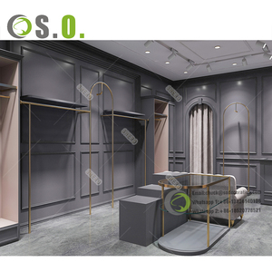 Negozio di abbigliamento boutique di moda personalizzato interior design per la decorazione del negozio di abbigliamento da <span class=keywords><strong>uomo</strong></span> - Product Image 5