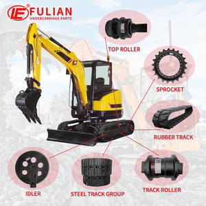 ชิ้นส่วนช่วงล่างของรถขุดขนาดเล็ก 40L / 450MM กลุ่มรางเหล็กสําหรับ Sany SY80 - Product Image 2