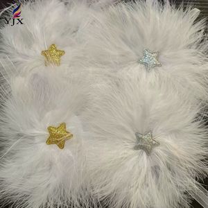 Plumes de dinde garniture frange ruban garnitures de plumes frange <span class=keywords><strong>pour</strong></span> vêtements robe décoration de mariage déco de noël - Product Image 1