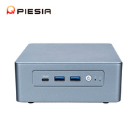 Mini Computadora Portátil Piesia de 12.ª Generación, Host con Doble Lan, 2*DDR5 64GB, Mini PC de Escritorio para Estudiantes y Oficina con Intel Alder Lake I3 I5 I7