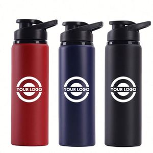 Botellas Deportivas de Aluminio de Pared Simple de 600ml y 750ml con Tapa, Personalizables con Logotipo, para Ciclismo, Regalo Promocional al por Mayor - Product Image 1