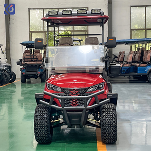 <span class=keywords><strong>Voiture</strong></span> de golf électrique CAMP 4 places tout-terrain, buggy de golf à batterie lithium, chariot de golf personnalisé OEM pour parcours de golf, chasse, adultes - Product Image 3