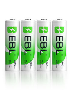 Paquete de Baterías Recargables Ni-MH AA de 2800 mAh y 1.2 Voltios, Nuevas, para Juguetes Eléctricos y Linternas - Product Image 1