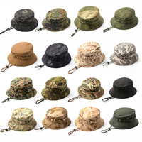 Topi Bucket Kamuflase Outdoor Kustom Grosir, Bernapas, Pelindung Sinar Matahari untuk Dewasa, Memancing, Hiking, Empat Musim
