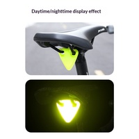 Autocollant de sécurité réfléchissant pour la conduite nocturne, réflecteur triangulaire pour vélo de montagne et de route