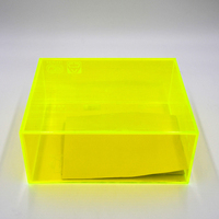 Échantillon gratuit, boîte à gâteaux en acrylique transparent PMMA moderne et écologique pour la cuisine, le magasin, les cadeaux