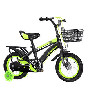 Vélo pour enfants, garçons et filles, <span class=keywords><strong>3</strong></span> ans et plus, <span class=keywords><strong>roues</strong></span> d'apprentissage, panier, cadre en acier carbone, frein à patin, vélo à pédales de 12, 14, 16, 18 pouces - Product Image 6