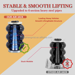 Поставка с завода ZHENG MAI 3/5 тонн автомобильных домкратов, высококачественный и Прочный Пневматический домкрат, простой в использовании и быстрый подъем воздуха - Product Image 2