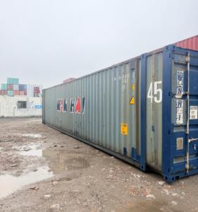 Conteneur High Cube 45HQ d'occasion bien inspecté, certifié CSC, grande capacité pour stockage en entrepôt et exportation - Product Image 1
