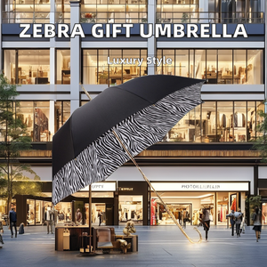 Ventes directes d'usine cadeau créatif <span class=keywords><strong>parapluie</strong></span> personnalisé hommes et femmes haut de gamme <span class=keywords><strong>parapluie</strong></span> tendance motif zèbre <span class=keywords><strong>parapluie</strong></span> - Product Image 3