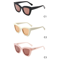 Lunettes de soleil pour femmes rétro de luxe 2025, monture large, lunettes tendance, œil de chat, polarisées, marque, lunettes en acétate épaisses faites à la main