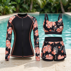 Haut de protection anti-UV UPF 50+ à manches longues à séchage rapide pour hommes adultes, idéal pour la natation, le surf, la plage, la plongée, le skateboard et la protection contre les méduses - Product Image 3