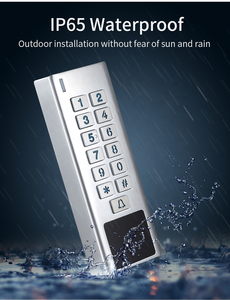 125Khz Khoảng Cách Truyền Thông Dài Không Dây Wiegand Bàn Phím Kim Loại RFID Đầu Đọc Thẻ Gần - Product Image 5