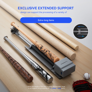 เครื่องแกะสลักเลเซอร์แบบลูกกลิ้ง Atomstack R6 สภาพใหม่ เทคโนโลยีไฟเบอร์เลเซอร์สำหรับโลหะ พื้นผิวโค้งทรงกระบอก แก้ว - Product Image 5