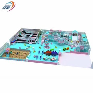 Équipement de terrain de jeux intérieur pour enfants, jeux d'amusement pour enfants, piscines à balles souples, trampoline, toboggan, jeux d'amusement, château malicieux - Product Image 5