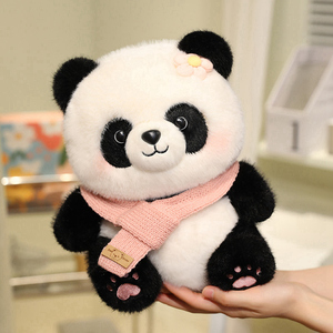 Peluche <span class=keywords><strong>Panda</strong></span> Personalizzabile Super Morbido e Adorabile in <span class=keywords><strong>Rosa</strong></span>/Verde con Dimensioni Personalizzabili, Regalo di Compleanno per Bambini - Product Image 5