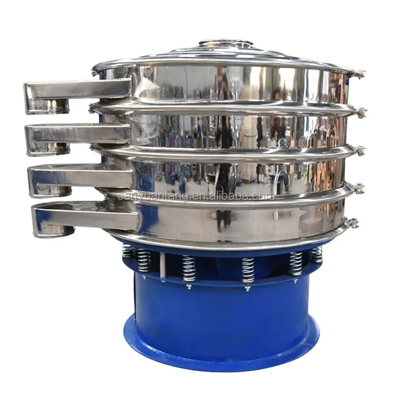 SY 600-1800มิลลิเมตรขนาดโรตารีสั่นหน้าจอ Sieving Sifter สำหรับผงเม็ดมัลติฟังก์ชั่ตะแกรง