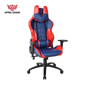 Cheap Swivel <strong>Chair</strong> High Back With Pillows Blue Pu Leather Computer Gaming <strong>Chair</strong> <strong>Gamer</strong> Stuhl <strong>Wheel</strong> - Product Image 6