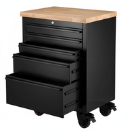 Armoire à outils d'atelier en acier robuste avec tiroirs, revêtement en poudre, OEM pour établi de garage