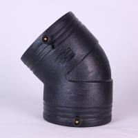 Raccord de tuyau en polyéthylène HDPE Raccord coudé à compression Coude de fusion électrique HDPE 45 degrés