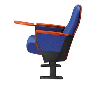 Durable Fabric University Lecture Chair Seating mit Tablet