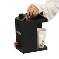 Boîte d'emballage pour boissons à usage unique (café, vin) pour e-commerce transfrontalier, conteneur portable 12L Bag-in-box 3 couches pour plats à emporter