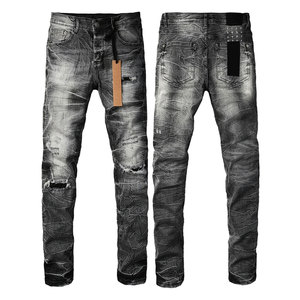 กางเกงยีนส์ผู้ชายทรงสลิมฟิต ขาดๆ แต่งลาย ล้างสีเก๋ๆ สไตล์ Kusb คุณภาพเยี่ยม เหมาะสำหรับแฟนหนุ่ม - Product Image 6