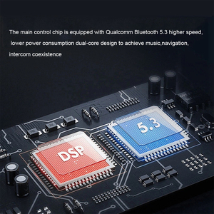 Q58 Max casco <span class=keywords><strong>moto</strong></span> Bluetooth citofono IP65 interfono impermeabile distanza 500 metri Multi-scena musica mista - Product Image 6