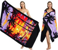 Custom Logo Quick Dry Sand Proof Recycled Towel Microfiber Print Swimming Beach Towel Repreve Towel