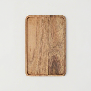 Plateau de service en bois poli fait main, personnalisé, écologique, fonctionnel, élégant, thème bouddhiste, décoration d'intérieur - Product Image 1