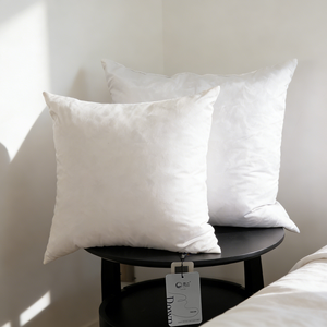 <span class=keywords><strong>Coussin</strong></span> décoratif luxueux en coton moelleux avec rembourrage en plumes de canard, anti-bactérien et anti-statique, <span class=keywords><strong>50x50</strong></span>, blanc, carré - Product Image 4
