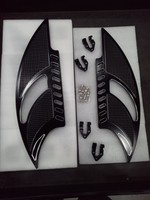 Planches de sol Blade Driver + Leviers de changement de vitesse talon-orteil pour Harley Street Glide FLHX Road Glide FLTR Touring Electra Glide FLHT 08-13